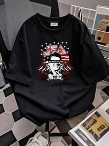 180g Pure Cotton JFA JODIE FOSTER'S  Foster Skate Punk Rock Band T Shirt BLACK Small XS 16x25 Graphic Top For Everyday Wear Men Print Round Neck Short Sleeve Comfortable Casual Stylish Fashion Unisex Soft Summer For Women Streetwear Designer Clothes Slightly Versatile Stretched Breathable