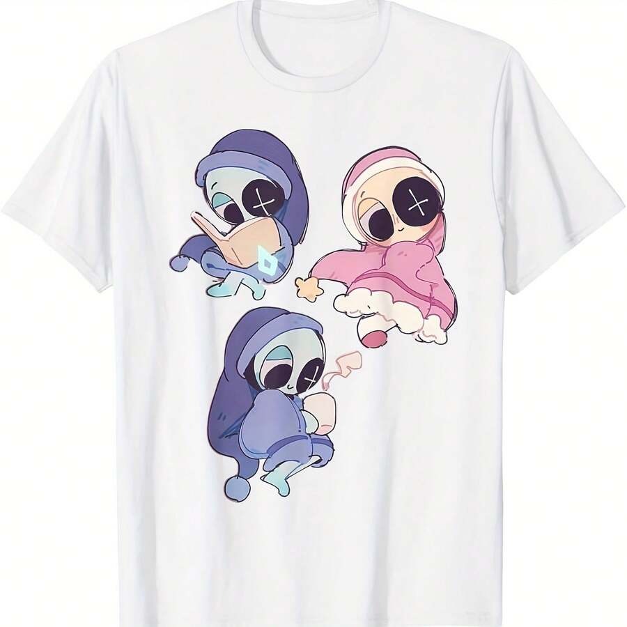 Astro From Dandy's World Costume For Kids Astro Read A Book T-Shirt Hoodie - 白色4 - 查看 1