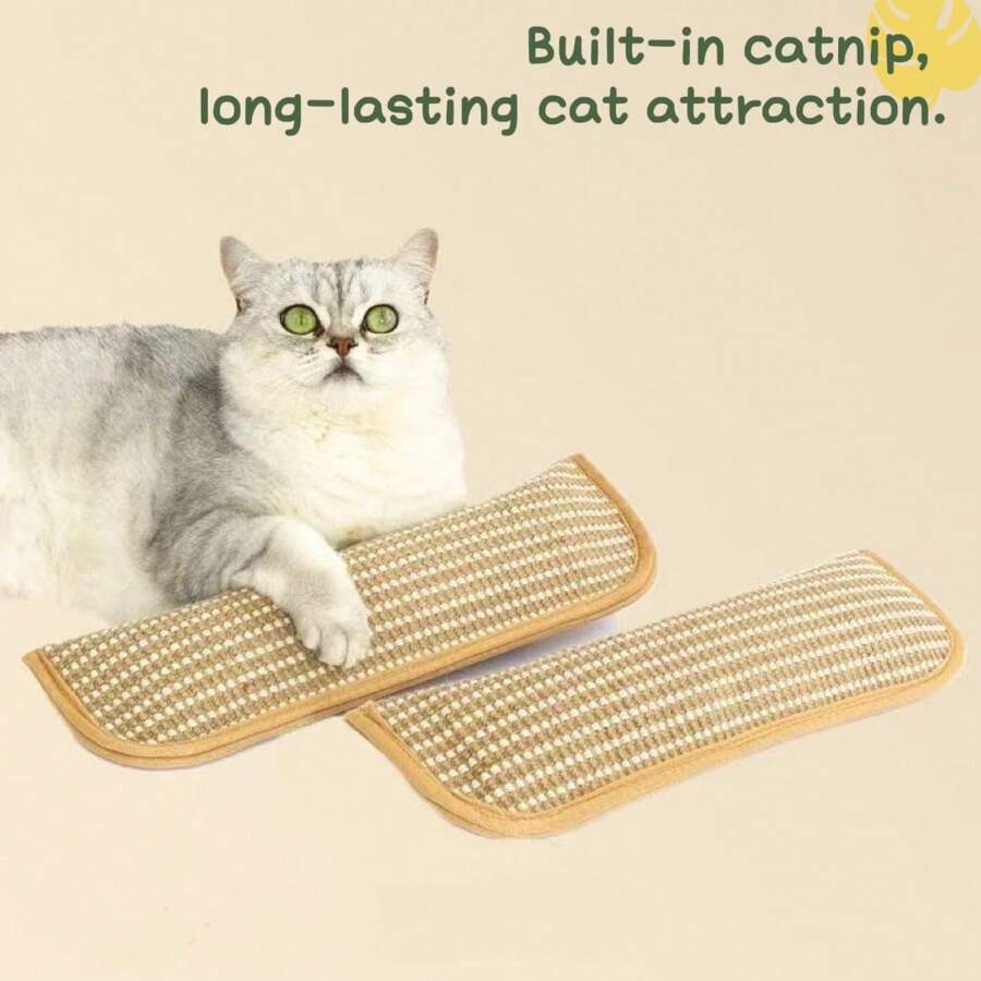 1 件大型猫咪咀嚼抓挠玩具，猫咪自娱自乐缓解压力不掉毛枕头，融入猫咪自娱自乐元素，轻松吸引猫咪，可用作宠物枕头、玩具、抓挠垫和宠物床