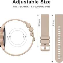 18 毫米 20 毫米 22 毫米柔软硅胶表带兼容 Garmin Active 6/5/Approach S50/Venu Sq 2/Venu 2/2s/Venu 3/3s/Forerunner 570 42 毫米/47 毫米/158/165/245/265/255/255s/265s/Galaxy Watch/4/5/6/7/Active 2/Watch /GT3/GT4/GT5/GT5pro/GT3pro 46 毫米/Amazfit Active/Active2/GTS3/GTS4/Redmi Watch5 Active/Watch5 Lite