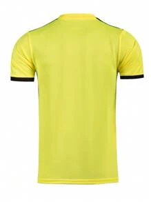 2pcs Sports Referee Uniform, Football, Badminton, Table Tennis Sports Training Running Comfortable Athletic Pocket T-Shirts, Breathable Short Sleeve