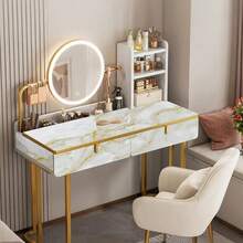 1 Roll 3D Marble Self-Adhesive Wallpaper, Multi-Color Peel And Stick Wallpaper, Can Be Stuck On Tiles, Kitchen Countertops, Cabinets And Walls, Bathroom Tile Decor, Thickened Waterproof Wallpaper Roll For Kitchen And Home Decor Wall Paper Wall Stickers Wall Decor Room Decor Wallpaper Stickers Wall Bedroom Decor Kitchen Decor - White Gold - View 8