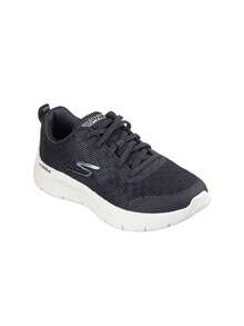 Skechers Go Walk Flex 124831-Bkw 女款黑白步行鞋 - 黑色 白色 - 查看 2