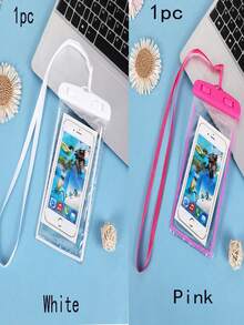 3/2/1 Pcs Waterproof Phone Case, PVC Transparent Luminous Waterproof Phone Pouch, Casual Waterproof Phone Bag, Suitable For Swimming, Rafting, Vacation, Beach, Sports, School Supplies, Indoor Swimming In Autumn/Winter, Travel Essential, Holiday Sports Bag, Suitable For Sports & Fitness, Large Capacity Travel Bag, Unisex, Suitable For Vacation, Swimming, Beach - Multicolor - View 20