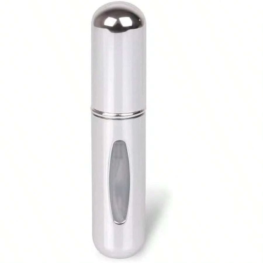 5ml Refillable Travel Perfume Atomizer Spray Bottle, Portable Bottom Filling Perfume Bottle - 亮銀色 - 查看 1
