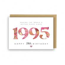 30. Geburtstagskarte, Karte für sie, 30. Geburtstagskarte für Tochter, Enkelin, Nichte, Schwester, Patentochter, Freundin