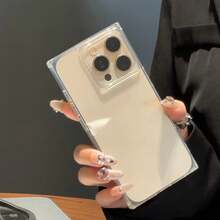 Glossy Surface Ultra-Thin Feel Clear Case Compatible With Iphone16/16pro/16promax/15/15pro/15/14/14pro/13/12/11/Pro/Max Anti Fall Prokect Cover Casing - 無色 - 查看 4