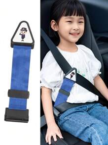 Arnés de coche ajustable para niños, correa de cinturón de seguridad antirroces con protección para el cuello, limitador de poliéster fácil de usar para jóvenes