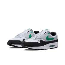 Nike Air Max 1 '86 PRM 舒适百搭低帮休闲鞋，男女通用，黑色/蓝色/粉色 - 白黑綠 - 查看 2