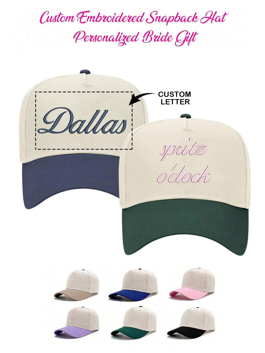 1 Stück, Unisex, mit benutzerdefinierten besticktem zweifarbigem Hut, personalisierte Vaterkappe mit Bestickung, Logo Baseball Mütze mit eigenem Text, Monogramm Junggesellinnenabschied Kappe, Rückkehr zur Schule, Hochzeit Material zweifarbige Trucker Mütze, Hochzeit Material Kappe, Hochzeit Material Trucker Mütze, Hochzeit Material, BRAUT bestickte Kappe, Braut Baseball Kappe, Ehefrau Kappe, Flitterwochen Junggesellinnenabschied Accessoires, Braut Geschenk