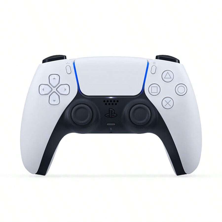 PS5 PlayStation DualSense Wireless Controller Adaptive Trigger + Dual Rumble Motor Immersive Haptic Feedback Bluetooth/USB Dual Mode White - White - View 1