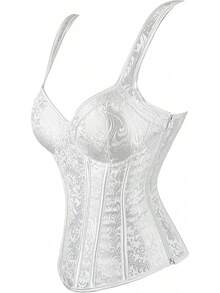 Overbust Corset Tops For Women: Plus Size Pirate Costume Women - Straps Bustier Corsets For Theme Party Costumes - Màu tím - Xem 9