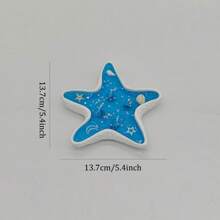 1PC Candle - Starfish And Shell Shaped Soy Wax Candles, Essential Oil Candles, Household Candles, Birthday, Christmas, Thanksgiving, Mother's Day, Women's Stress Relief Gifts, 100% Plant Based, No Animal Testing, Candle Accessories Random, Artificial Color Batches Available In Different Colors, But Does Not Affect Use, Some Decorative Accessories Are Random.