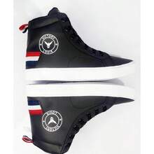 Original High Top Sneakers Bootie Street Casual School Skate Gym Party Fashion Premium - Black - View 5