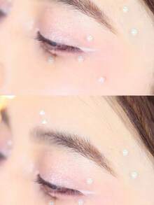 165pcs Non Piercing Fake Nose Lip Sticker Disposable Belly Eyebrow Lip Piercing Jewelry Non Piercied Earring Button Stickers - Face Sticker - View 5