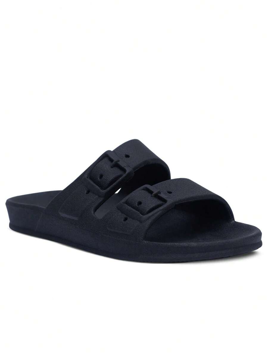 Pópidí Children's Flip-Flops, Papete Sandals, Girls 12.46S - 黑色 - 查看 1