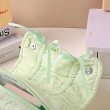 1个时尚芭蕾舞蝴蝶结造型抽拉式铅笔盒，大容量桌面翻盖铅笔盒，适合收纳钢笔、橡皮、铅笔、马克笔等各种文具，侧面还可放置水瓶。适用于学校、辅导班、办公室、中小学生、男生女生、上班族，也可作为返校礼物。 - 彩色 - 查看 6