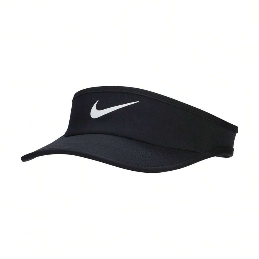 Nike Youth K NK DF ACE VISOR SWOOSH Cap/Scarf Visorless Hat FB5061-010 - Black - View 1