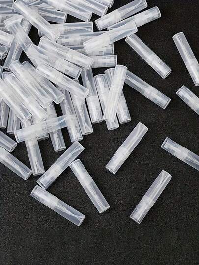 Mini Spray Bottles , Mini Empty Refillable Perfume Bottle Perfume Atomizer, Unscented, Clear Refillable Travel Atomizers With Fine Mist & Black Caps For Perfume & Cosmetics, Leakproof Portable Design,Small Makeup Sample Containers Portable Travel Bottles