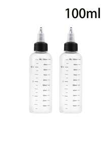 Chai đựng dầu dưỡng tóc 30/50/100/230ml có nắp đậy, dạng bóp, chai nhựa trong suốt, chai PET rỗng có vạch chia, chai đựng thuốc nhuộm tóc có vạch chia, tiện lợi để thoa lên chân tóc, hộp đựng mỹ phẩm có thể tái sử dụng với nắp vặn và vạch chia, thích hợp cho mực lỏng, sơn dầu, thủ công mỹ nghệ, chăm sóc tóc chuyên nghiệp, nhuộm và tạo kiểu tóc, vật dụng cần thiết khi đi du lịch. - Nhiều màu - Xem 14