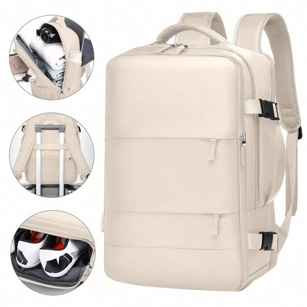 Equipaje de mano de 40x20x25cm, mochila de viaje RyanAir, mochila para portátil de 14 pulgadas para la escuela, la oficina, el aire libre, los viajes, la universidad, la primaria/secundaria/secundaria, el trabajo, los negocios, los traslados, los deportes, mochila de cabina aprobada por la aerolínea, artículos de viaje esenciales