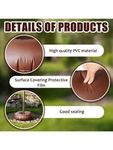 2 Extra Large PVC Watering Bags, 10/15 Gallon Capacity, Slow Release Automatic Plant Watering With Sunscreen And Moisturizing Function, Suitable For Gardens, Orchards And Forests - A - View 9