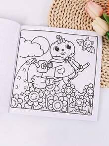 Spooky Vibes: Coloring Book For Adults And Teens, Featuring Cute Spooky Characters And Hygge Scenes, Designed For Relaxation And Stress Relief, Perfect Gift For Halloween, Christmas, Birthday!,For School Supplies,Back To School