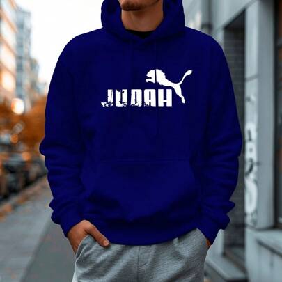 MOLETOM MASCULINO CANGURU COM BOLSO E CAPUZ STREETWEAR CONFORTAVEL QUENTE ESTAMOPADO VARIAS CORES LANÇAMENTO COD-003