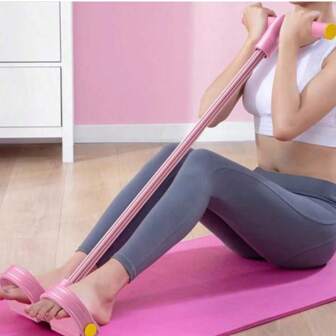 1 Pc Pedal Tensioner Small Yanfei Tensioner Sit-Ups Auxiliary Appliance Household Belly Reduction Fitness Equipment Home Fitness Sit-Ups Auxiliary Device Fitness Equipment Yoga Abdominal Auxiliary Device Multifunctional Abdominal Device