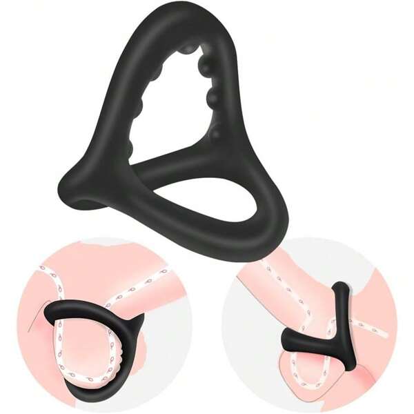Penis Rings Cock Ring Silicone Ultra Soft Stretchy Penis Enlarger Erection Enhancing Sex Toys For Men,Sex,Sexy,Sex Toys,Sex Tools,Tool Sex,SM Products For Male Man Female Woman&Couples