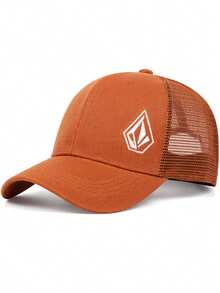 2025 New Diamond Embroidered Men's Street Fashion Hip Hop Hat Street Dance Hat Outdoor Sports Cycling Skateboarding Hat Outdoor Leisure Fishing Sunshade Hat Women's Shopping Travel Daily Life Decoration Hat Breathable Heat Dissipation Net Hat Solid Color Baseball Hat