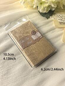 1 Pack Of 50 Sheets Lightweight Vintage Decorative Paper, Natural Texture For Scrapbooking, Journaling, Background - one-size - View 7