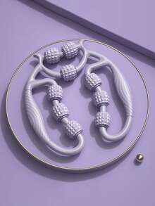 9环腿部肌肉拉伸放松按摩器，腿部塑形工具，足部按摩环，腿部夹，小腿按摩滚轮 - 万圣节、圣诞节、返校礼物