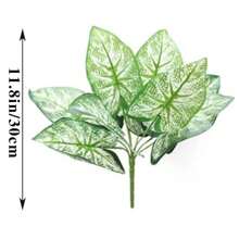 1棵大型人造棕榈树 - 抗紫外线，适用于室内/室外装饰，家居、酒店、花园、办公室、婚礼和节日场景，落地式，多功能房间装饰，绿色建筑风格，逼真植物 - 彩色 - 查看 15