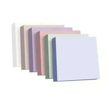 共5件，共500张。颜色随机。莫兰迪风格的便利贴。便携式学生马克笔书写笔记，自粘，易于粘贴，可用作记事本。它们是办公室、家居和学校的好帮手，也是办公配件。（注：B款（6本/600张）白色版和白色透明版（50张*2）将随机发货。） - 彩色 - 查看 10