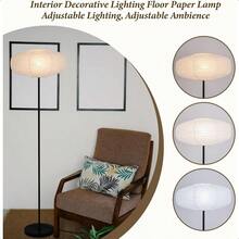 Paper Floor Lamp 58 Inch Tall Lantern Lamp For Living Room Japanese Rice Paper Lamp Beside Sofa With Warm And Soft Lighting For Bedroom Office - Modern - View 3