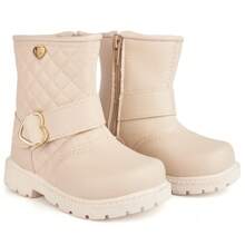 Kit Of 2 Metalasse Children's Combat Boots – White And Black