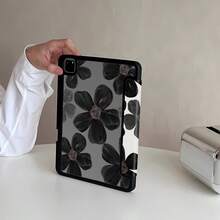 Piękna i urocza, dwustronna, malowana, akrylowa, przezroczysta tylna obudowa z motywem czarnego kwiatka jest odporna na wstrząsy i pasuje do iPadów 7., 8. i 10. generacji (10,2 cala). Posiada wbudowane miejsce na rysik oraz obsługuje funkcje uśpienia i wybudzania, a także wiele sposobów składania. To idealne prezenty na święta i Nowy Rok.