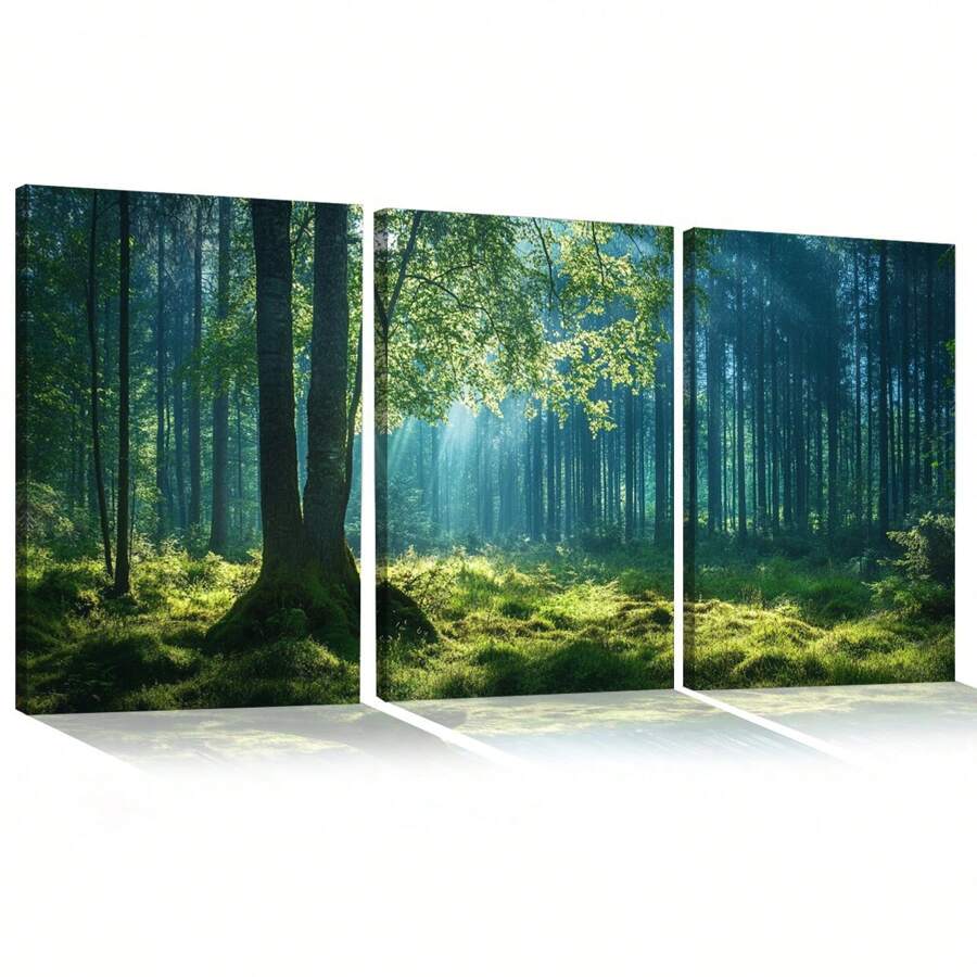 Decorative Frame Forest Trilogy MDF Mosaic Living Room Bedroom Office HD Printing