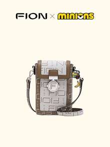 Lightweight Cute Small Crossbody Bag For Women With Minions Bag Charm Signature Monogram Shoulder Bag Ladies Cell Phone Purse Wallet Lipstick Bag