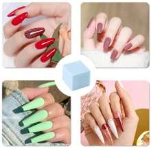 50/100PCS Mini Replaceable Nail Sponge Blocks Set: Random Colors With Metal Grabber - Gradient & Ombre Nail Art Tools For Professional Salon, DIY Manicure, Home Manicure Kits, Nail Decoration Supplies, Manicure Accessories, Nail Art Essentials