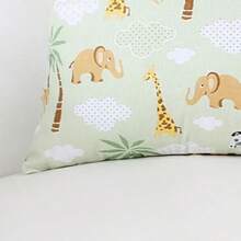 Printed Decorative Pillow With Full Zipper, Super Washable - 薩法裡維德 - 查看 2