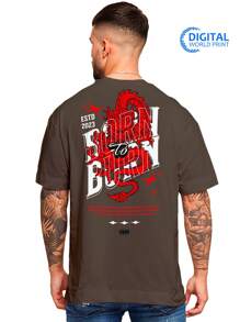 Born To Burn Dragon Oversized Streetwear Premium Ref-000114