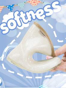 新款儿童雨靴中筒防滑耐磨水鞋易清洗可爱印花女童防水雨靴 - 米色 - 查看 3