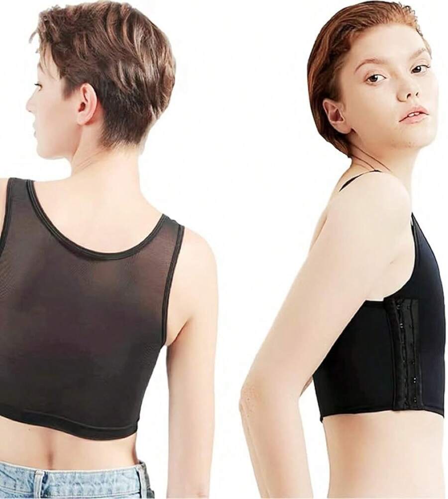 Breathable Binder Trans, Chest Binder Bra For Women, Vest Tops For , Lesbian, Transgender-0157