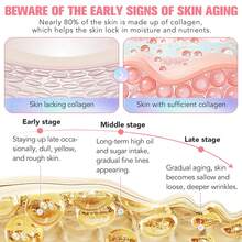 胶原蛋白夜间裹敷面膜，胶原蛋白睡眠裹敷面膜，胶原蛋白撕拉面膜，弹性保湿护理，2.53 液体盎司（含刷子） - 粉色 - 查看 11