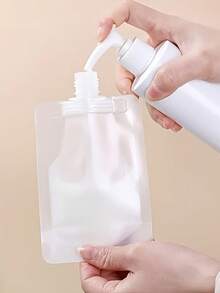 可重复灌装旅行收纳袋 | 洗发水/乳液可重复灌装扁平旅行瓶套装 - 彩色 - 查看 2