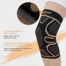 2 Pack COPPER Knee Braces For Knee Pain Relief - Compression Sleeve For Men & Women - Knee Support For Meniscus Tear, ACL, Arthritis, Joint Pain For Running, Weightlifting & Workouts