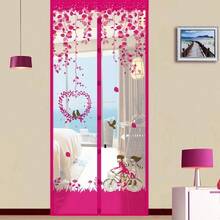 1 件磁性纱门，无需钻孔磁性网帘，加厚防蝇网，自粘房间隔断，防摔密封设计，出租友好，多种款式和颜色可供选择