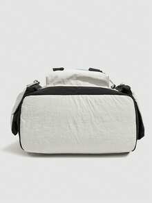 1pc Men's Backpack Oxford Cloth Material Multi-Pocket Fashion Casual Daypack, Suitable For School, Date, Party, Commute, Travel, Work Large Capacity Bag